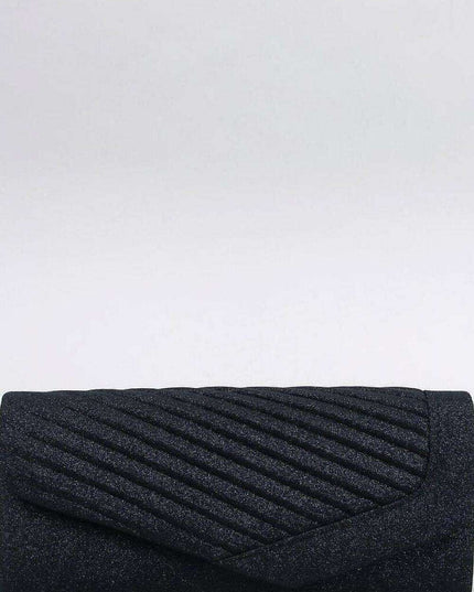 Radiant Iridescent Evening Clutch with Convertible Chain Strap