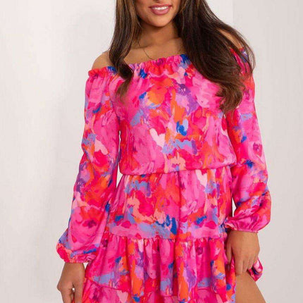 Cheerful Parisian Mini Dress for Summer Adventures