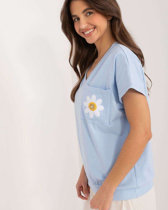 Floral Charm Cotton Blouse For Women Elegant Comfort