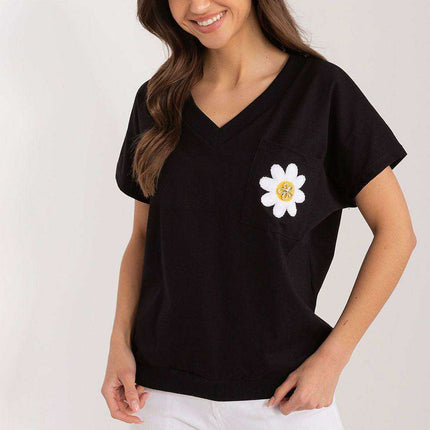 Floral Charm Cotton Blouse For Women Elegant Comfort