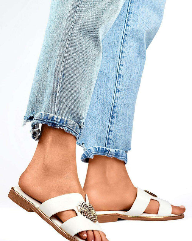 Chic Heart Embellished Sandals