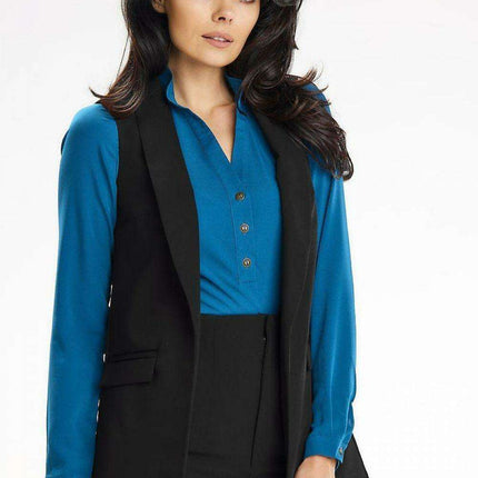 Sophisticated Shawl Collar Gilet for Women