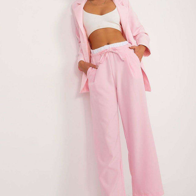 Sophisticated High Waisted Palazzo Trousers For Women