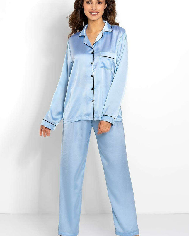 Luxe Satin Pajama Set for Women by Momenti Per Me
