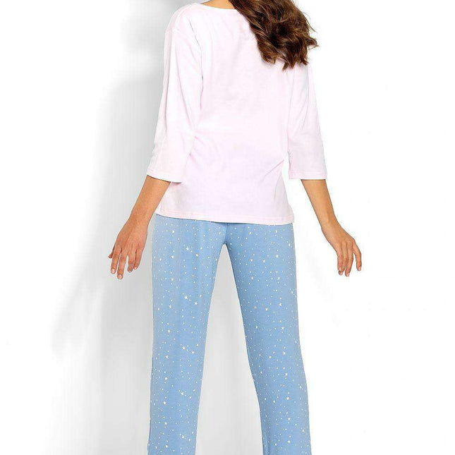 Elegant Women's Sleepwear Set with Stylish Bow Accent