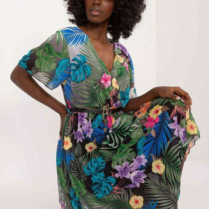 Chic Pleated Midi Dress For Effortless Elegance Everyday