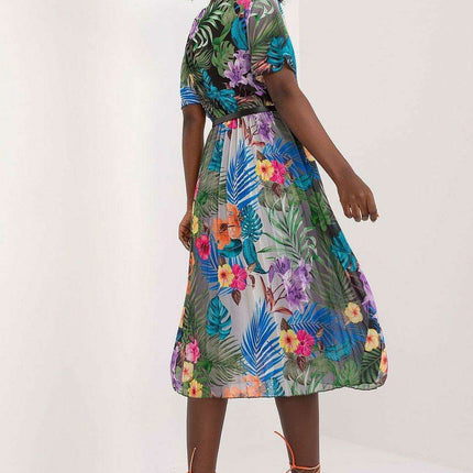 Chic Pleated Midi Dress For Effortless Elegance Everyday