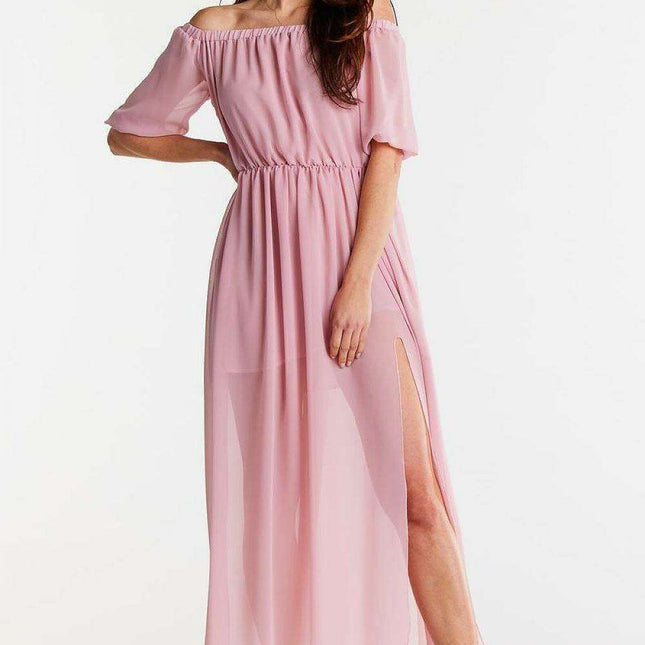 Elegant Flowing Chiffon Maxi Dress - The Essential Wardrobe Highlight