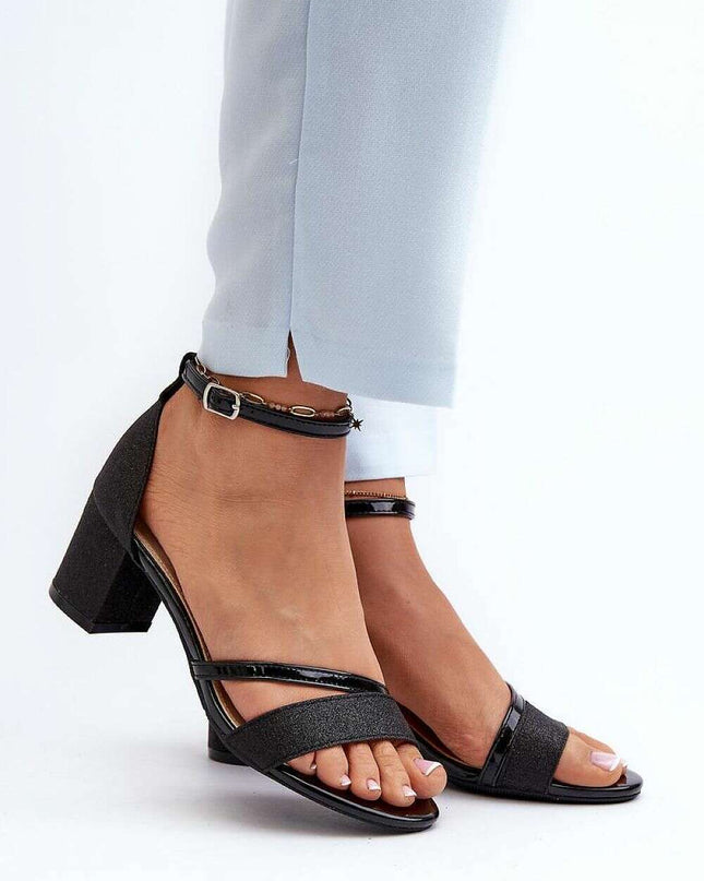 Heel sandals model 196653