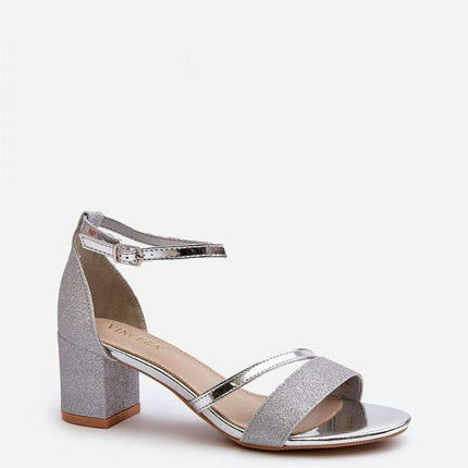 Heel sandals model 196653