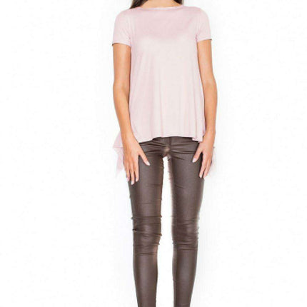 Chic Ruffled Backless Blouse by Blouse Katrus