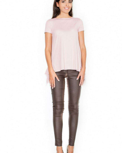 Chic Ruffled Backless Blouse by Blouse Katrus