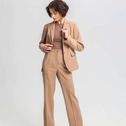 Chic Silk-Blend Women's Trousers for Effortless Elegance