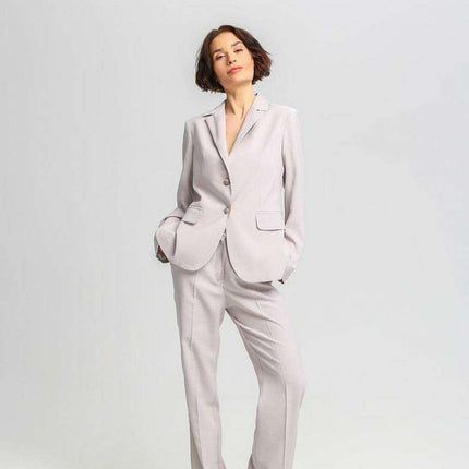 Chic Silk-Blend Women's Trousers for Effortless Elegance