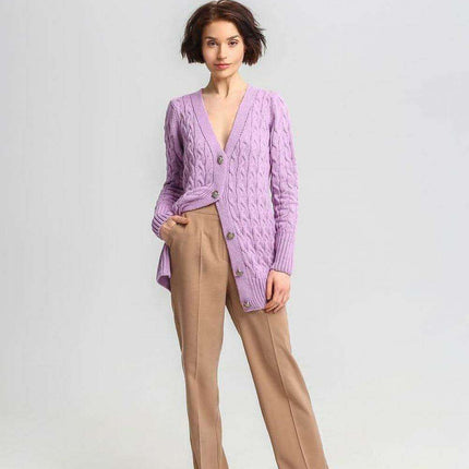 Crested Elegance Longline Cardigan by MKM