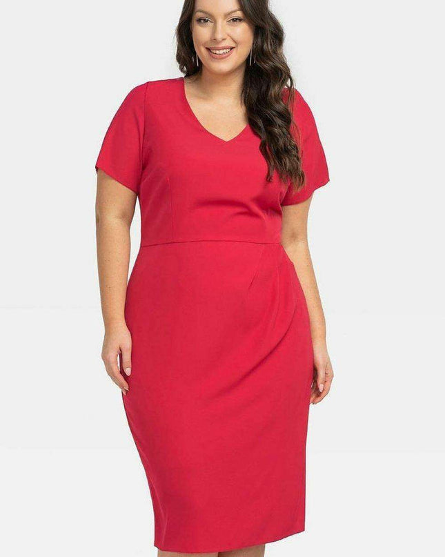 Chic Plus Size V-Neck Dress for Every Occasion