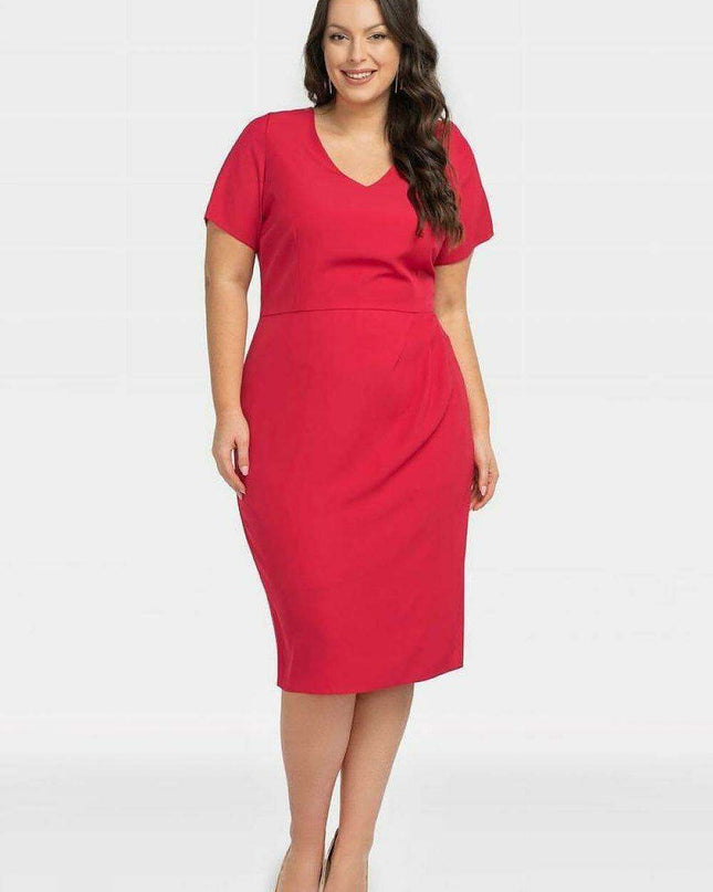 Chic Plus Size V-Neck Dress for Every Occasion