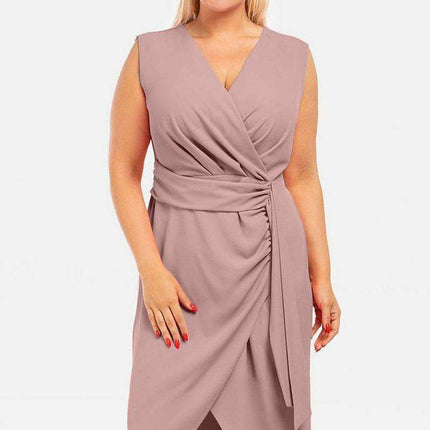 Elegant Curves Plus Size Wrap Dress for Effortless Style