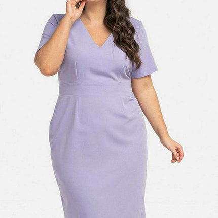 Elegant Plus Size Curvy Pencil Dress - Karko