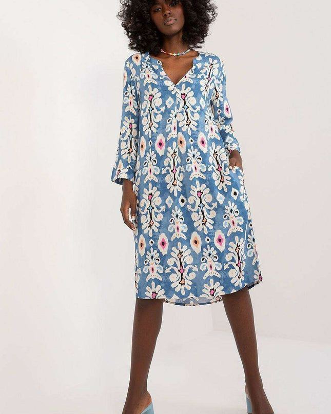 Stylish Striped Viscose Casual Dress