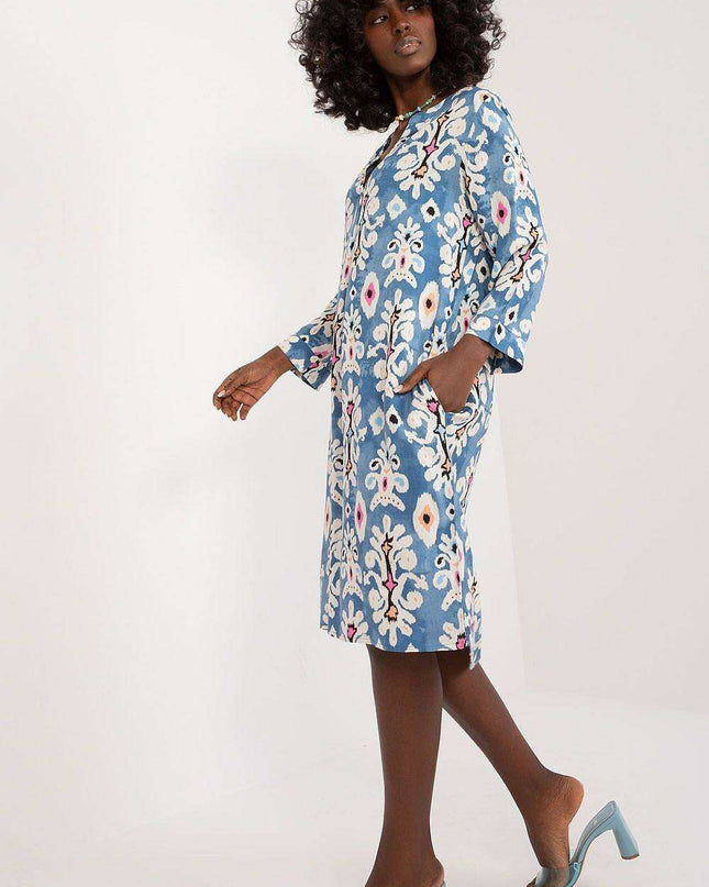 Stylish Striped Viscose Casual Dress