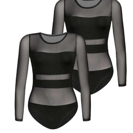 Chic Mesh Shaping Bodysuit Set