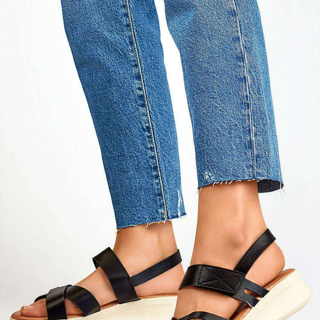 Eco-Chic Platform Sandals for Stylish Summer Comfort