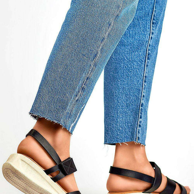 Eco-Chic Platform Sandals for Stylish Summer Comfort