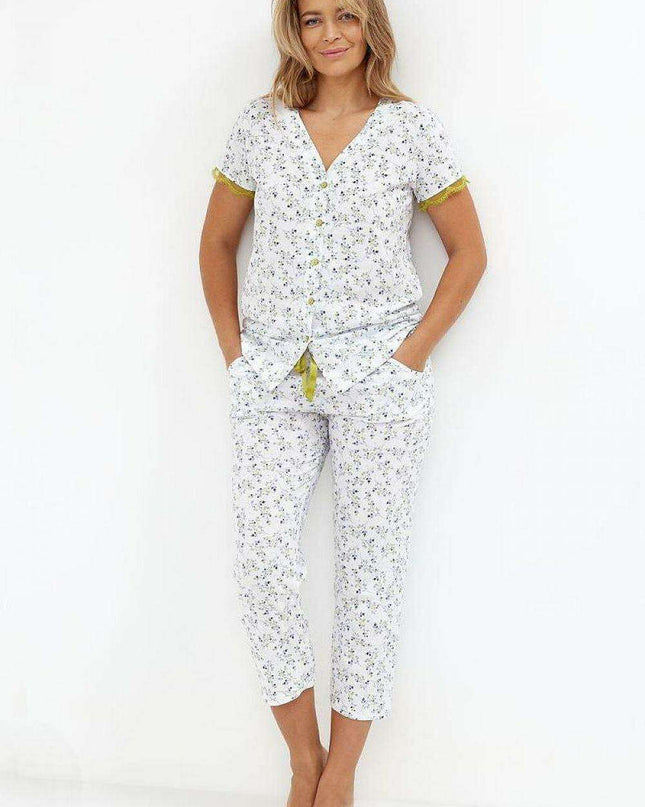 Charming Floral Cotton Sleepwear Set