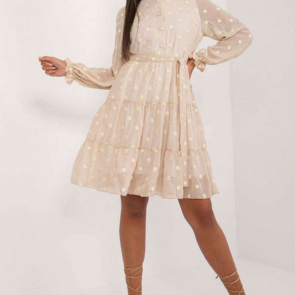 Charming Floral Cotton Cocktail Dress