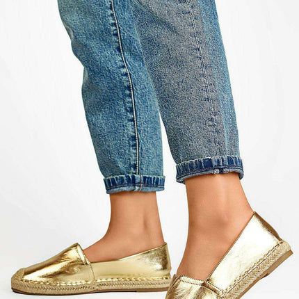 Sustainable Chic Leather Slip-On Espadrilles