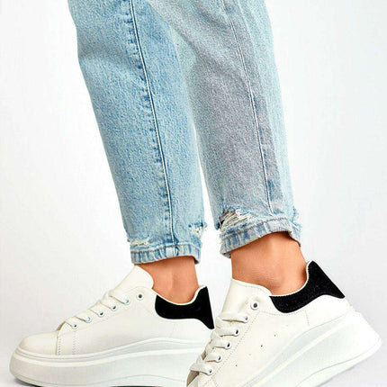 Sustainable Women's High-Top Athletic Sneakers - Eco-Friendly Platform Sports Shoes