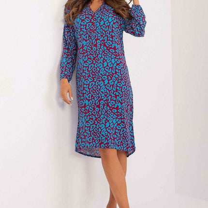 Stylish Eco-Conscious Asymmetrical Viscose Shirt Dress