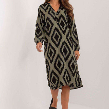 Stylish Eco-Conscious Asymmetrical Viscose Shirt Dress
