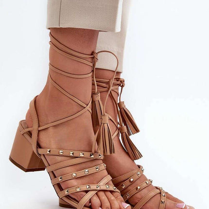 Heel sandals model 197582