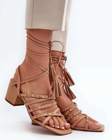 Heel sandals model 197582