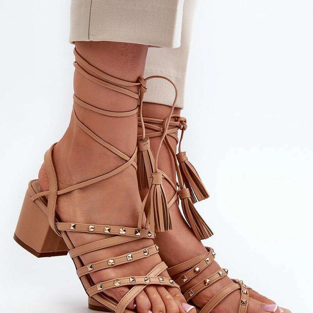 Heel sandals model 197582