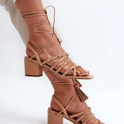 Heel sandals model 197582