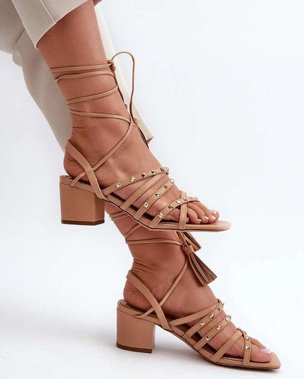 Heel sandals model 197582