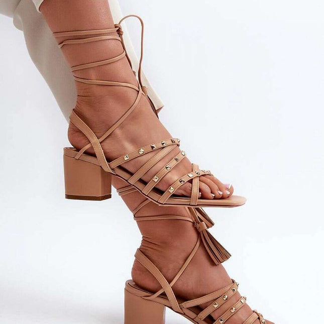 Heel sandals model 197582