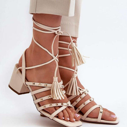 Heel sandals model 197582