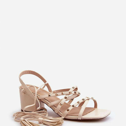 Heel sandals model 197582