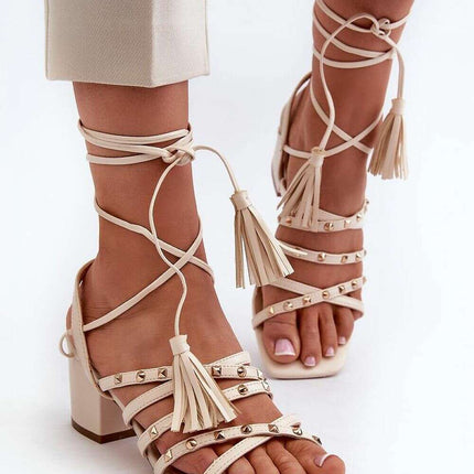Heel sandals model 197582