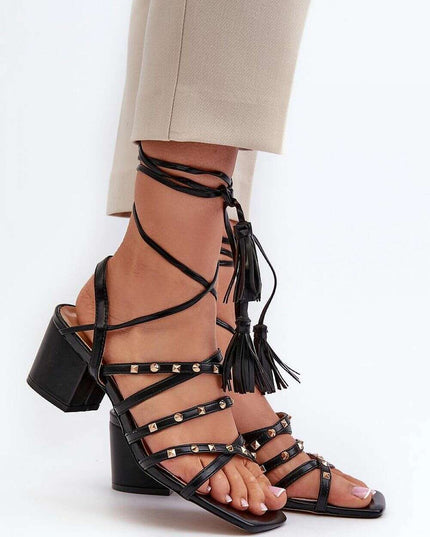 Heel sandals model 197582