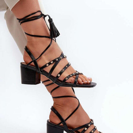 Heel sandals model 197582
