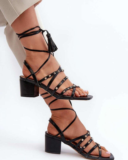 Heel sandals model 197582