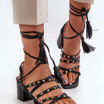 Heel sandals model 197582
