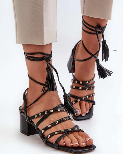 Heel sandals model 197582