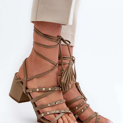 Heel sandals model 197582