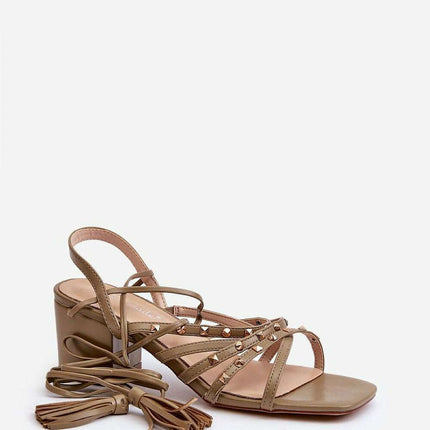 Heel sandals model 197582